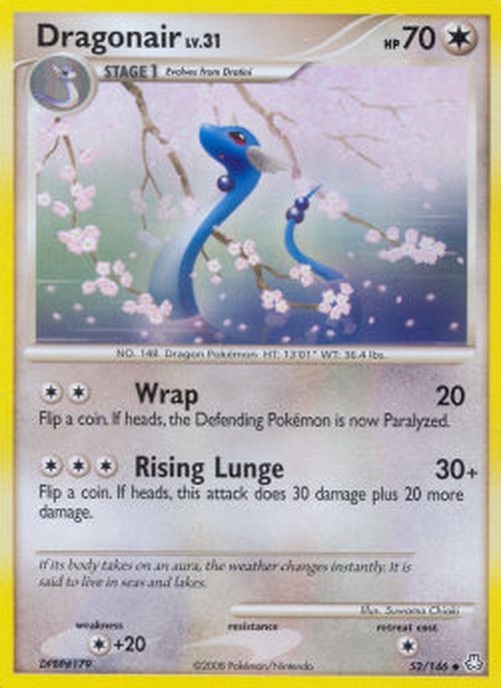 Pokemon Dragonair Lv.31 (LA 52)