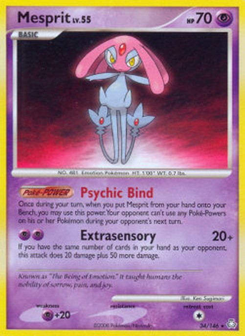 Pokemon Mesprit Lv.55 (LA 34)
