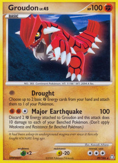 Pokemon Groudon Lv.45 (LA 29)