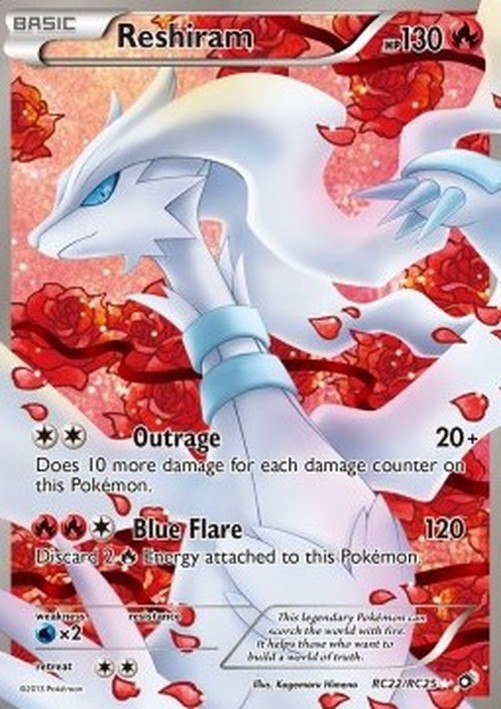 Pokemon Reshiram (LTR RC22)