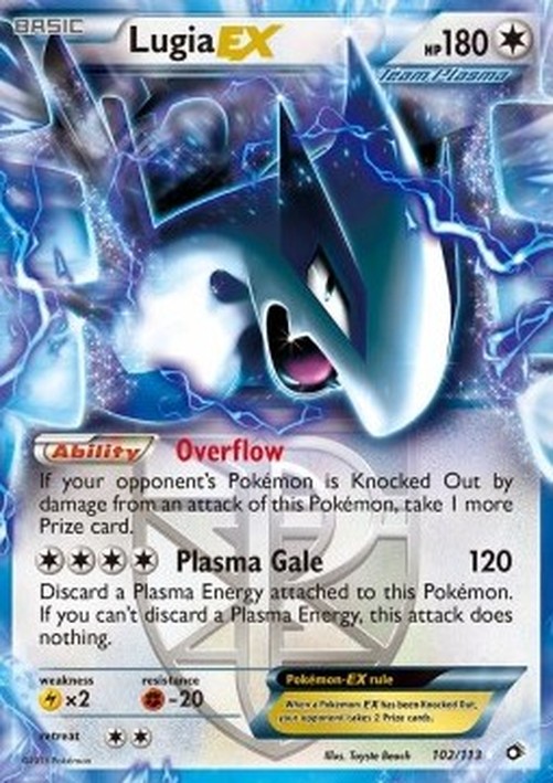 Pokemon Lugia EX (LTR 102)