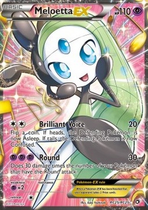 Pokemon Meloetta EX  (LTR RC25)