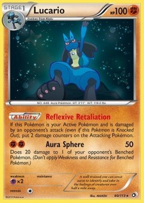 Pokemon Lucario  (LTR 80)