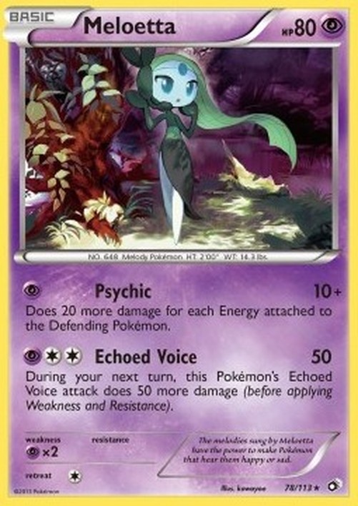 Pokemon Meloetta  (LTR 78)