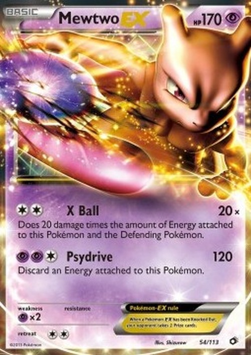 Pokemon Mewtwo EX  (LTR 54)