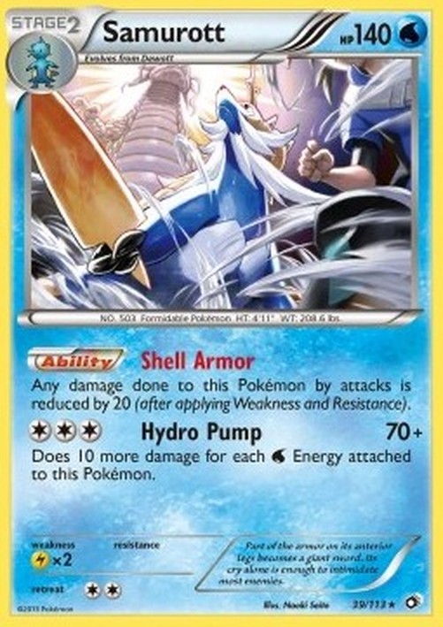 Pokemon Samurott  (LTR 39)