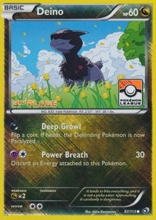 Pokemon Deino  (LTR 97)