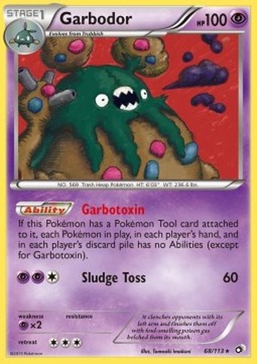 Pokemon Garbodor  (LTR 68)