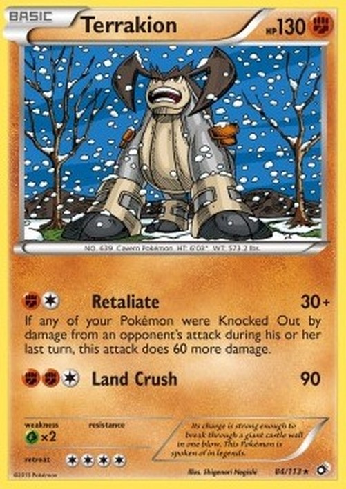 Pokemon Terrakion  (LTR 84)