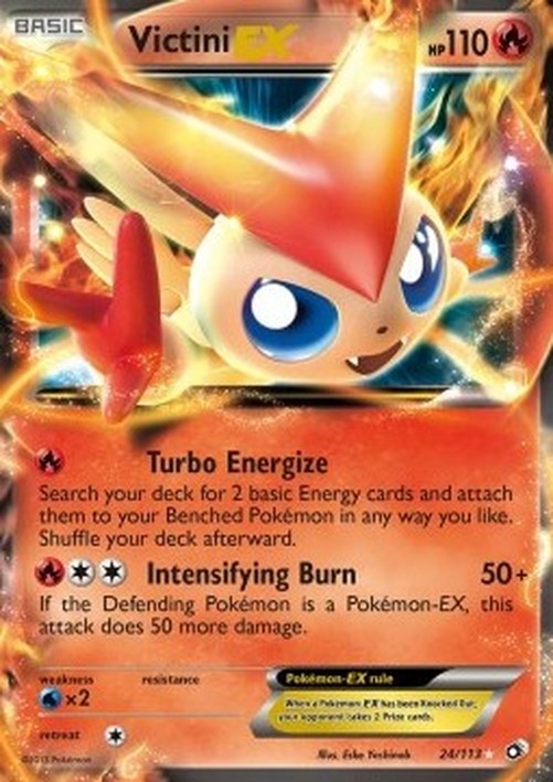 Pokemon Victini EX  (LTR 24)