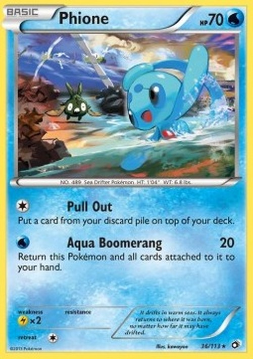 Pokemon Phione  (LTR 36)