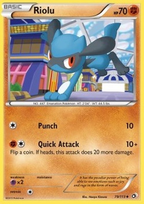 Pokemon Riolu  (LTR 79)