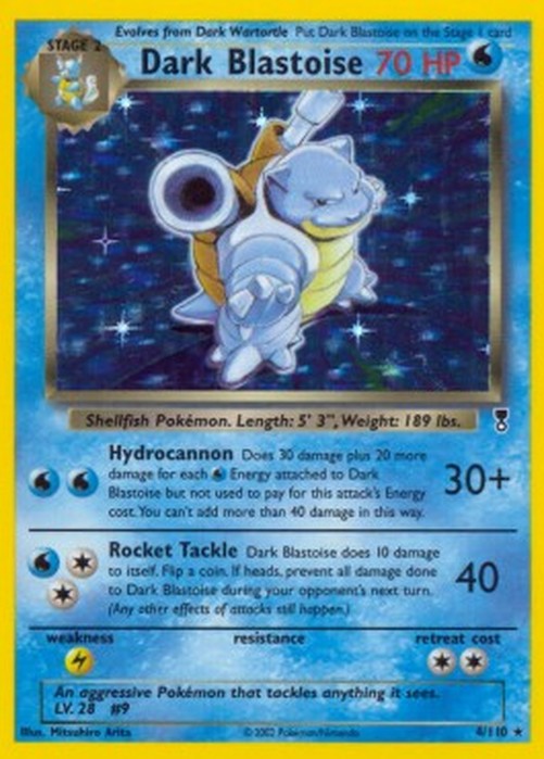 Pokemon Dark Blastoise  (LC 4)