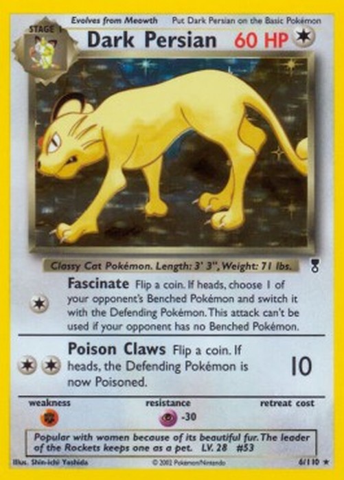 Pokemon Dark Persian (LC 6)