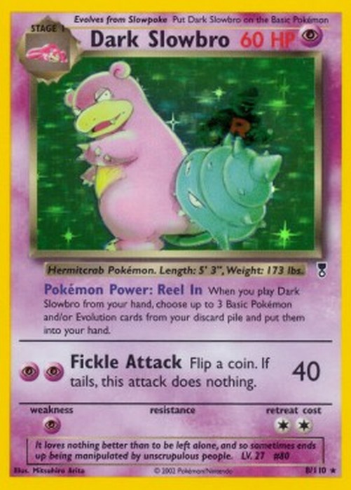Pokemon Dark Slowbro (LC 8)