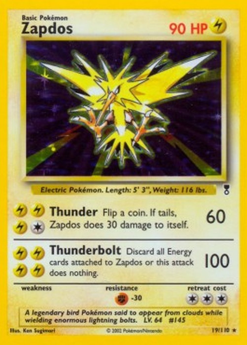 Pokemon Zapdos (LC 19)