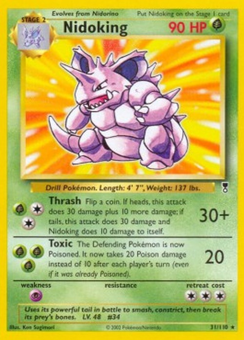 Pokemon Nidoking  (LC 31)