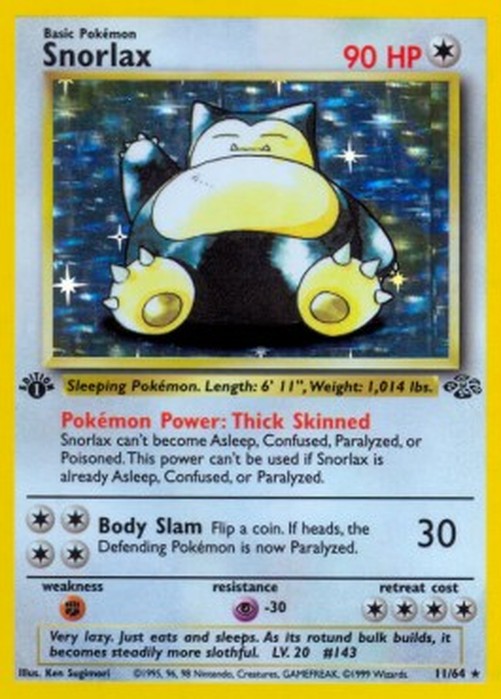 Pokemon Snorlax (JU 11)