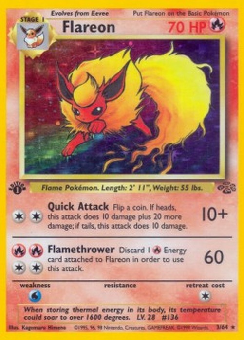 Pokemon Flareon (JU 3)