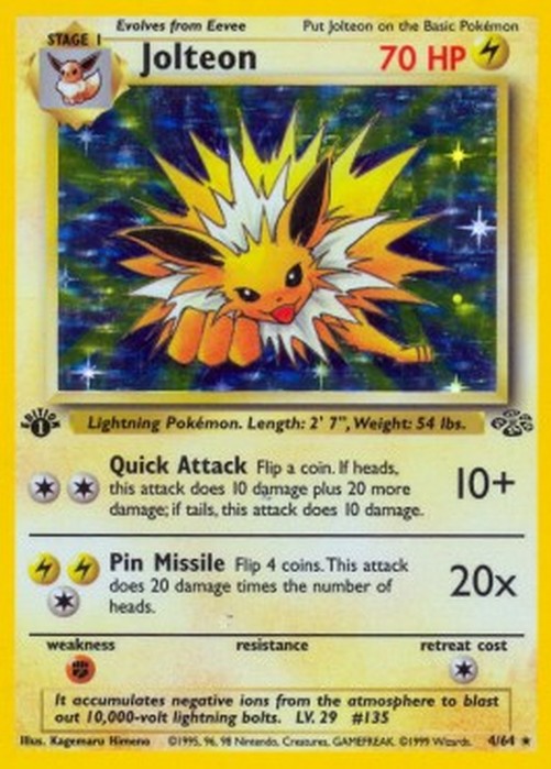 Pokemon Jolteon  (JU 4)