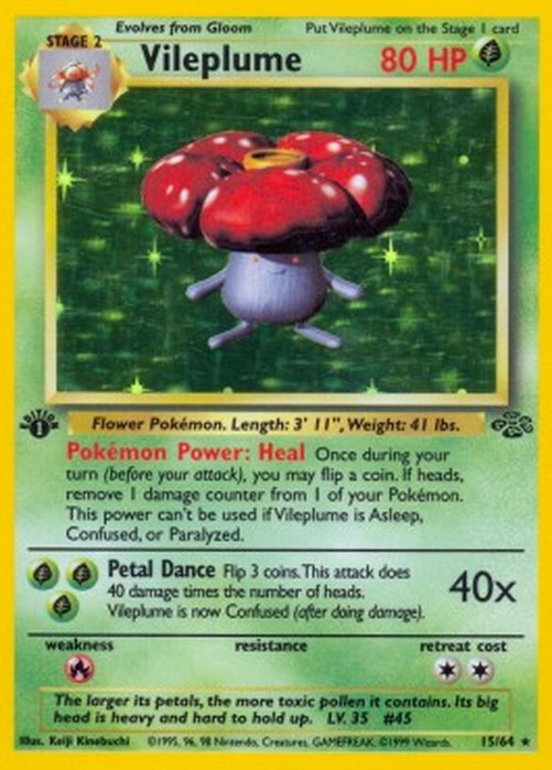 Pokemon Vileplume  (JU 15)