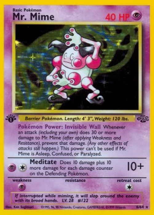 Pokemon Mr. Mime  (JU 6)