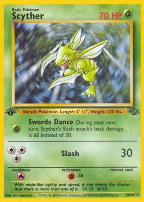 Pokemon Scyther (JU 26)