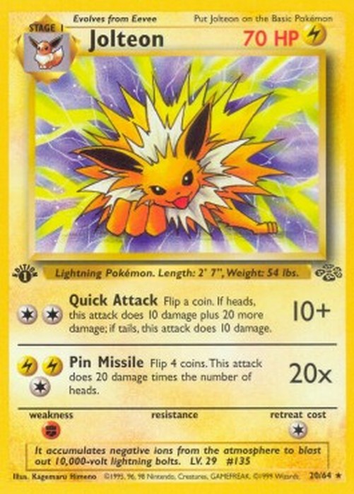 Pokemon Jolteon (JU 20)