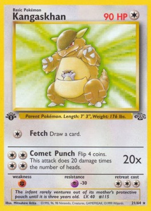 Pokemon Kangaskhan (JU 21)