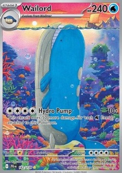 Pokemon Wailord  (JTG 162)
