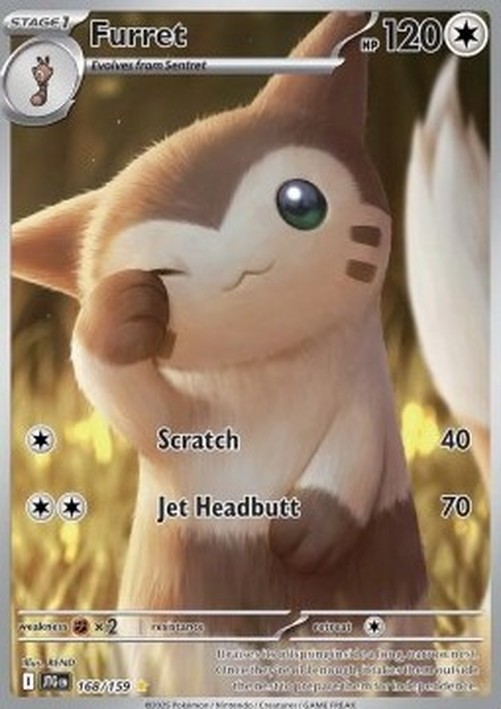 Pokemon Furret (JTG 168)