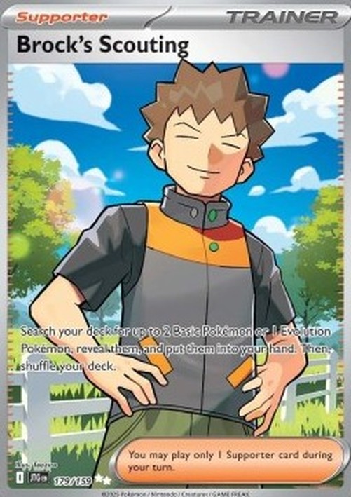 Pokemon Brock's Scouting (JTG 179)
