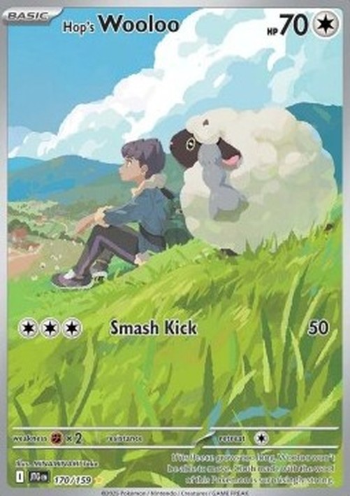 Pokemon Hop's Wooloo  (JTG 170)