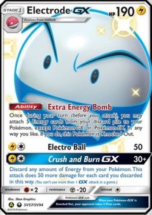 Pokemon Electrode GX  (HIF SV57)