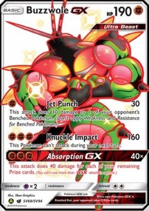 Pokemon Buzzwole GX (HIF SV68)
