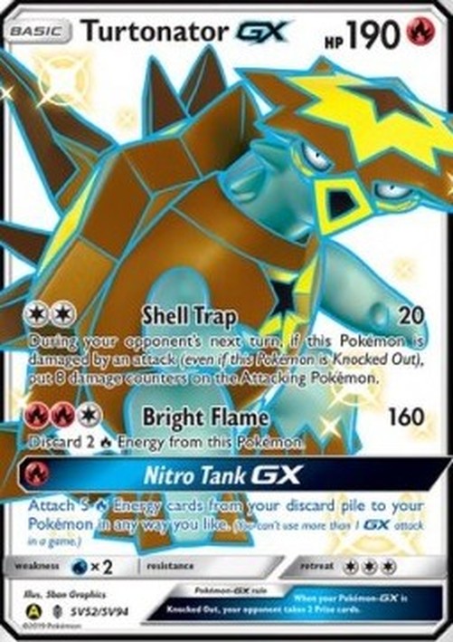 Pokemon Turtonator GX (HIF SV52)