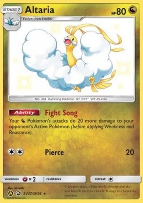 Pokemon Altaria  (HIF SV37)