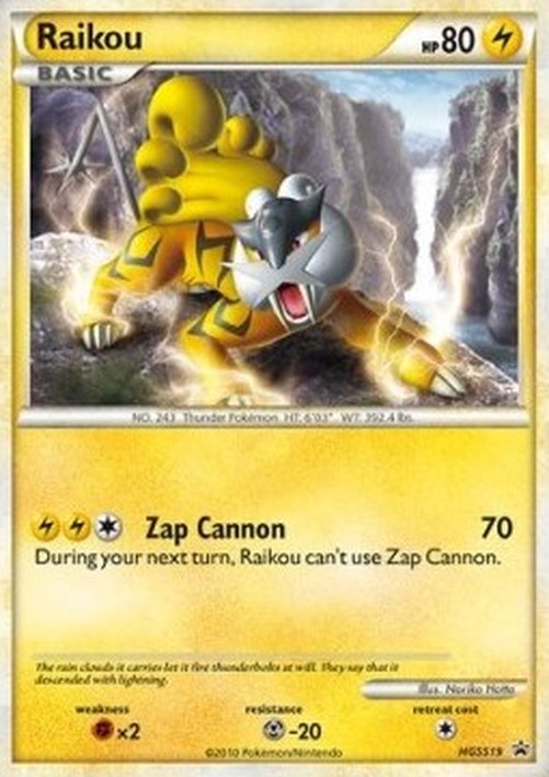 Pokemon Raikou (HGSS 19)