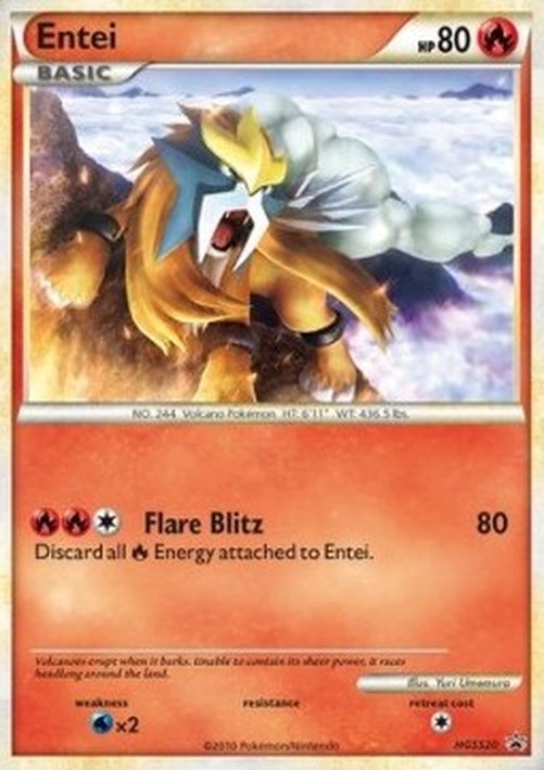 Pokemon Entei  (HGSS 20)