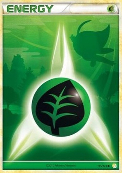 Pokemon Grass Energy (HS 115)