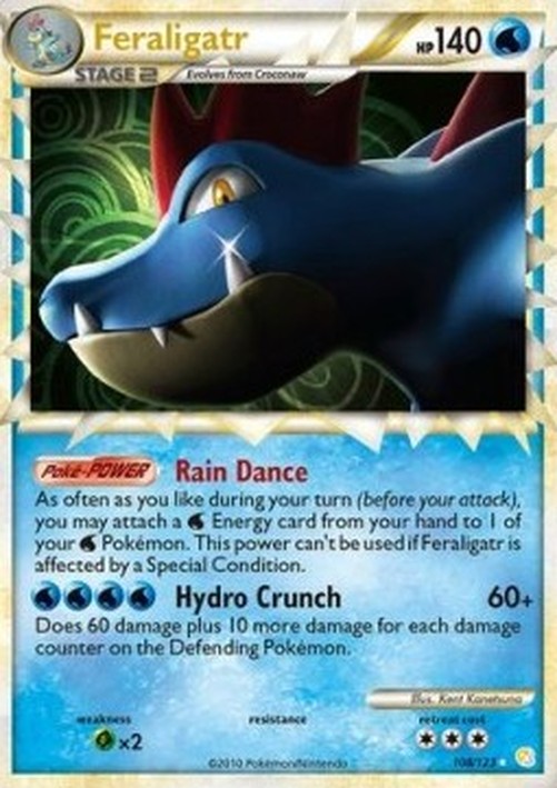 Pokemon Feraligatr (HS 108)