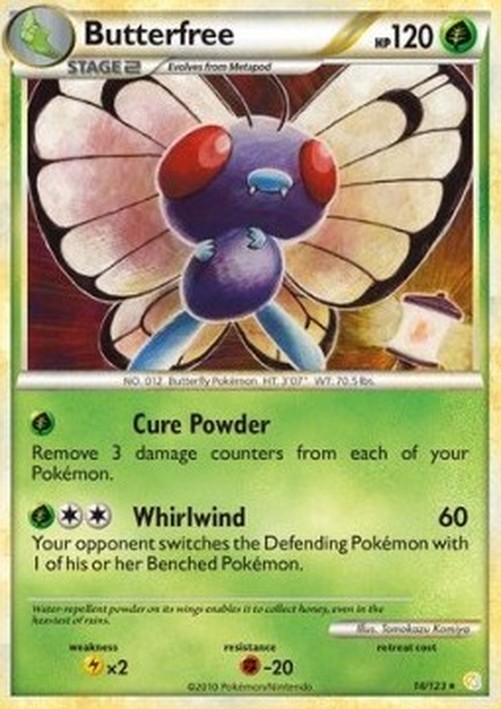 Pokemon Butterfree  (HS 16)