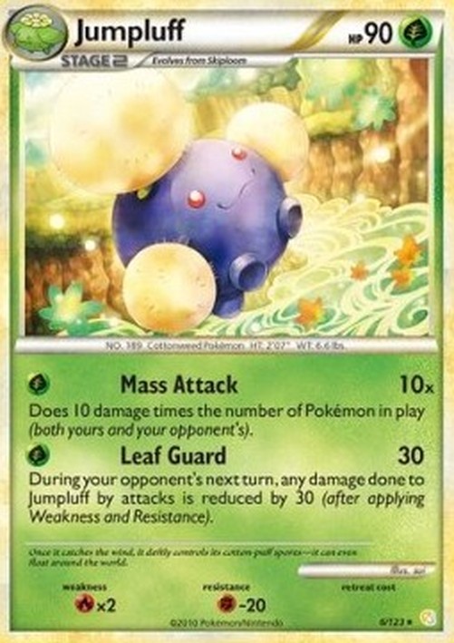 Pokemon Jumpluff  (HS 6)