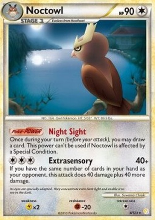 Pokemon Noctowl  (HS 8)
