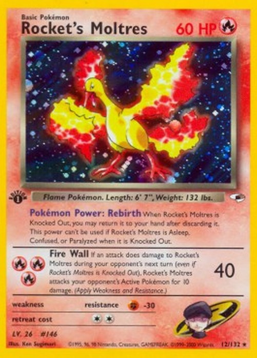 Pokemon Rocket's Moltres (GH 12)