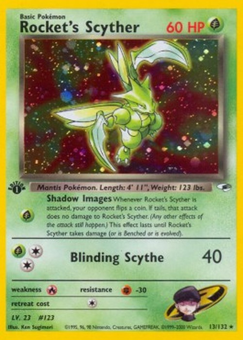 Pokemon Rocket's Scyther  (GH 13)