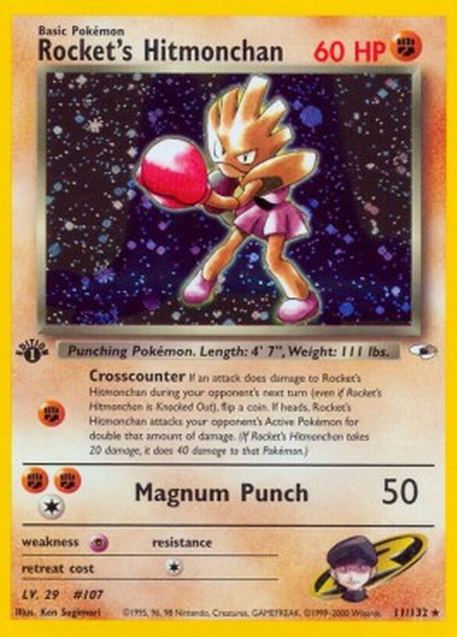 Pokemon Rocket's Hitmonchan  (GH 11)