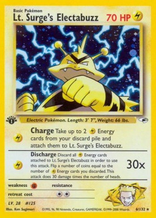 Pokemon Lt. Surge's Electabuzz  (GH 6)