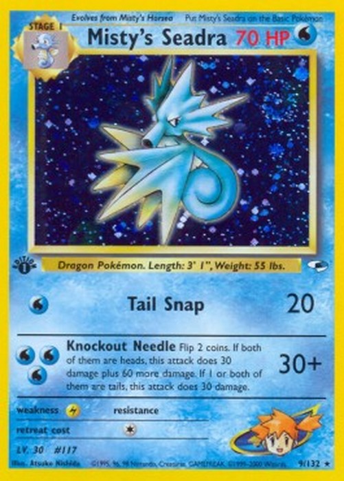 Pokemon Misty's Seadra  (GH 9)