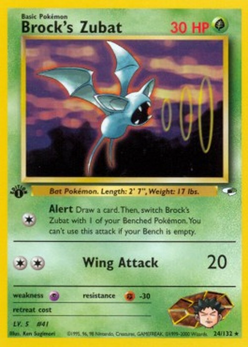 Pokemon Brock's Zubat  (GH 24)